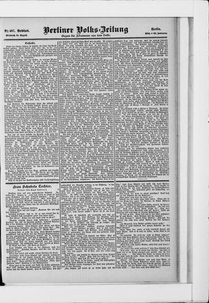 Berliner Volkszeitung vom 31.08.1904