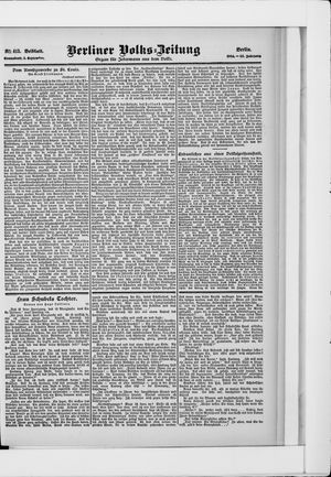 Berliner Volkszeitung on Sep 3, 1904