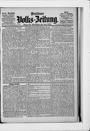 Berliner Volkszeitung vom 06.09.1904