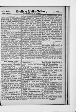 Berliner Volkszeitung vom 06.09.1904