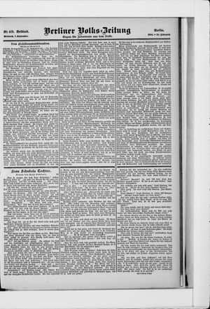 Berliner Volkszeitung vom 07.09.1904