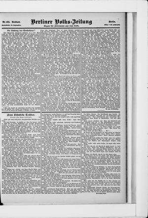 Berliner Volkszeitung on Sep 10, 1904