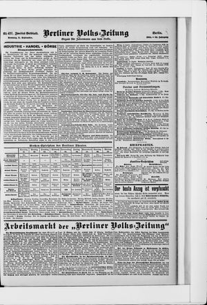 Berliner Volkszeitung on Sep 11, 1904
