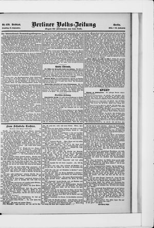 Berliner Volkszeitung vom 13.09.1904