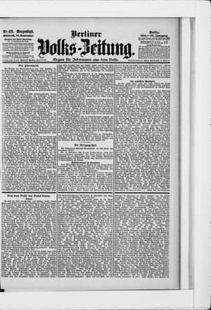 Berliner Volkszeitung vom 14.09.1904
