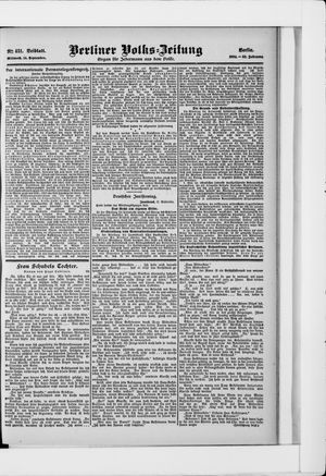 Berliner Volkszeitung vom 14.09.1904
