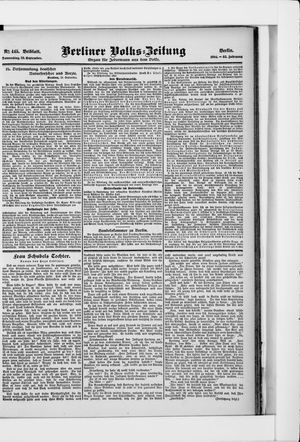 Berliner Volkszeitung vom 22.09.1904