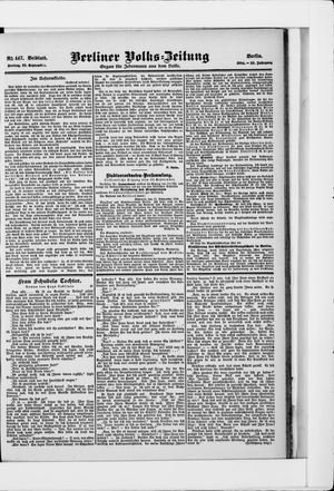 Berliner Volkszeitung vom 23.09.1904