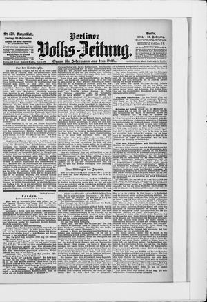 Berliner Volkszeitung on Sep 30, 1904