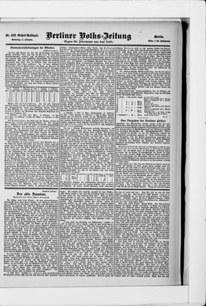 Berliner Volkszeitung vom 02.10.1904