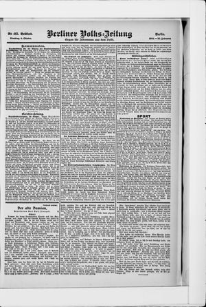 Berliner Volkszeitung vom 04.10.1904