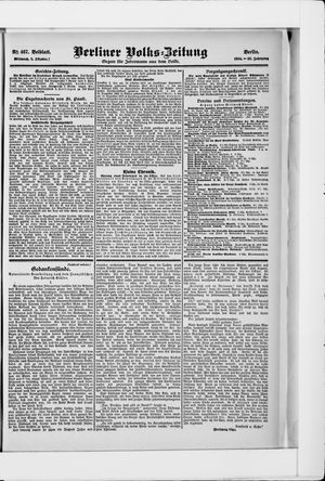 Berliner Volkszeitung vom 05.10.1904