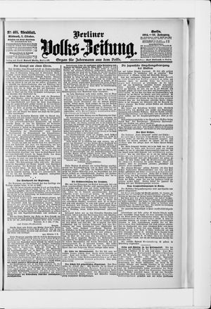Berliner Volkszeitung vom 05.10.1904
