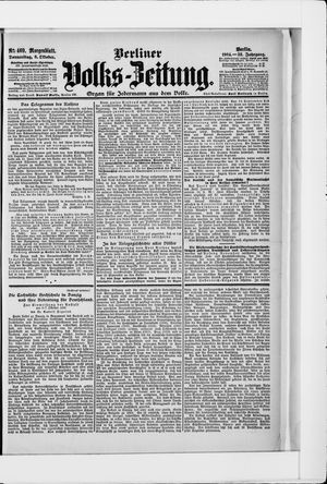 Berliner Volkszeitung vom 06.10.1904