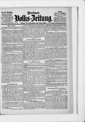 Berliner Volkszeitung vom 10.10.1904