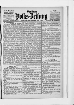 Berliner Volkszeitung vom 11.10.1904