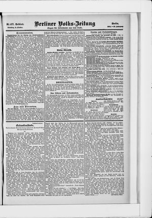 Berliner Volkszeitung vom 11.10.1904