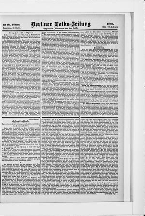 Berliner Volkszeitung on Oct 13, 1904