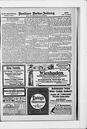 Berliner Volkszeitung vom 16.10.1904
