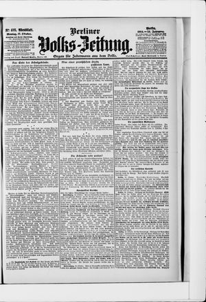 Berliner Volkszeitung vom 17.10.1904
