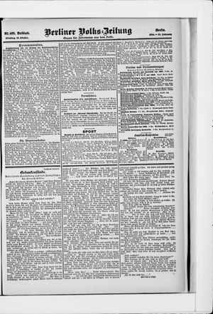 Berliner Volkszeitung vom 18.10.1904