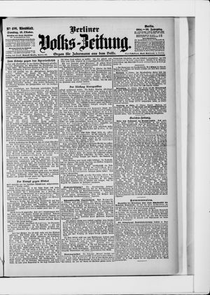 Berliner Volkszeitung vom 18.10.1904