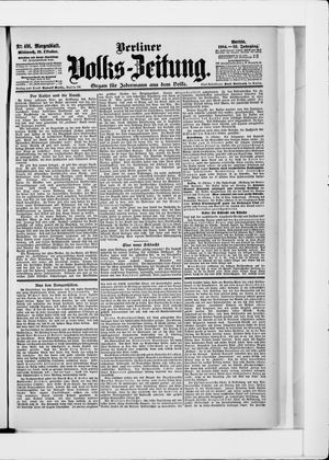 Berliner Volkszeitung vom 19.10.1904