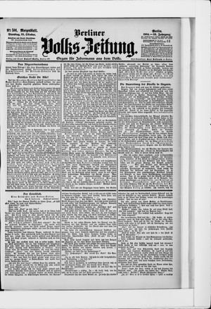 Berliner Volkszeitung vom 25.10.1904