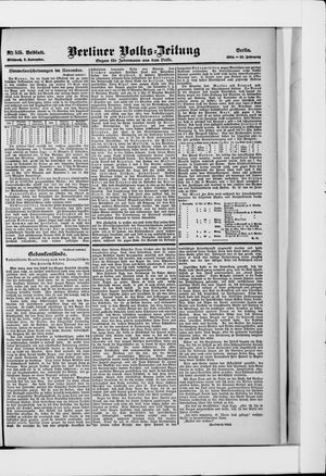 Berliner Volkszeitung vom 02.11.1904