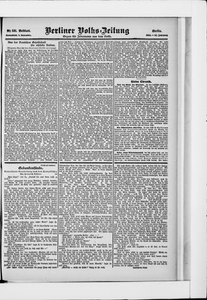 Berliner Volkszeitung vom 05.11.1904