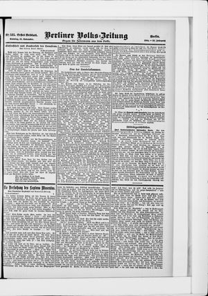 Berliner Volkszeitung on Nov 13, 1904