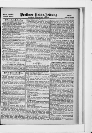 Berliner Volkszeitung vom 18.11.1904