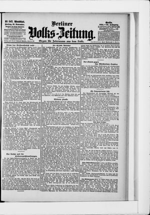 Berliner Volkszeitung vom 18.11.1904