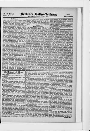Berliner Volkszeitung vom 23.11.1904