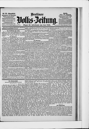 Berliner Volkszeitung vom 26.11.1904