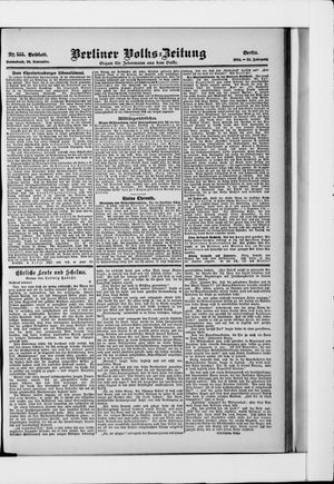 Berliner Volkszeitung vom 26.11.1904