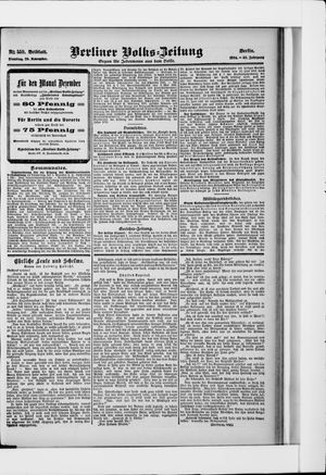 Berliner Volkszeitung on Nov 29, 1904