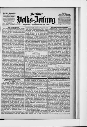 Berliner Volkszeitung vom 30.11.1904