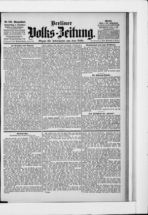 Berliner Volkszeitung vom 01.12.1904
