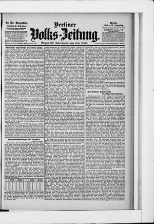 Berliner Volkszeitung on Dec 2, 1904