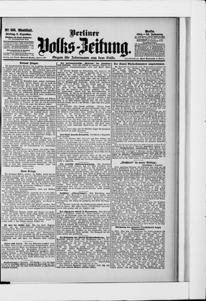 Berliner Volkszeitung vom 02.12.1904
