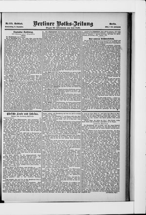 Berliner Volkszeitung vom 08.12.1904