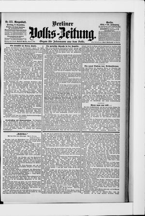 Berliner Volkszeitung vom 09.12.1904