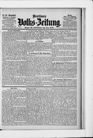Berliner Volkszeitung vom 13.12.1904