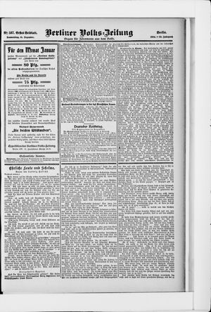 Berliner Volkszeitung vom 15.12.1904