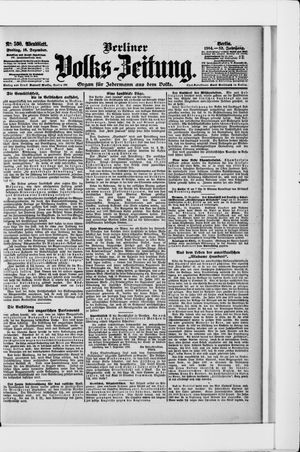 Berliner Volkszeitung vom 16.12.1904
