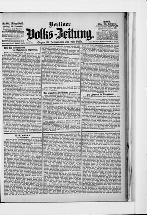 Berliner Volkszeitung vom 23.12.1904