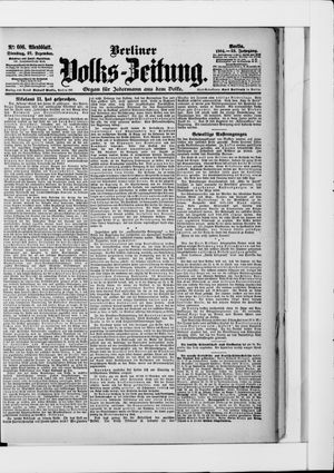 Berliner Volkszeitung vom 27.12.1904