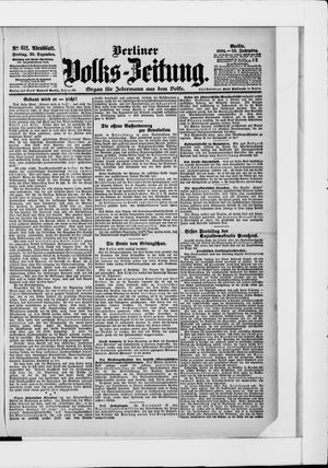 Berliner Volkszeitung vom 30.12.1904