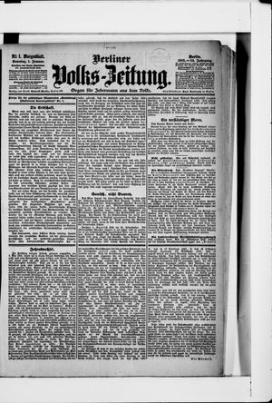 Berliner Volkszeitung vom 01.01.1905
